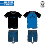 PIGIAMA CORTO  GERSI INTER  M ART.IN15106  TG.10-16ANNI