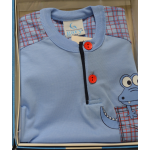 PIGIAMA MEZZA MANICA  COTONE  GARY M  ART.D15030  TG.9-24MESI
