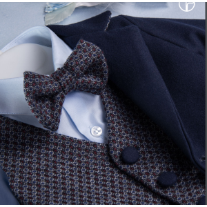 COMPLETO 6PZ ELEGANTE CON COPPOLA  NAZARENO GABRIELLI  M ART.NG5085 TG.6-12MESI