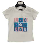 MAGLIETTA MEZZA  MANICA FRAGOLITA  F ART.F2242B  TG.3-7ANNI