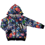 GIUBBINO FELPA  BEMBO FRIZ F  ART.BR80184  TG.3-7ANNI