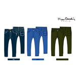 PANTALONE  TESSUTO PIERRE CARDIN  M ART.7051P0048K  TG.3-7ANNI*