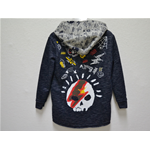 GIUBBINO  FELPA COTONE JAKIEM  M  ART.MB678  TG.3-7ANNI
