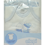 BODY MEZZA MANICA CALDO COTONE ELLEPI CONF.2PZ ART.AFVARI  TG.0-3A
