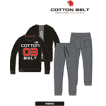 TUTA FELPA  COTTON BELT  M ART.7131T001 TG.8-16ANNI*