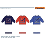 MAGLIETTA MANICA LUNGA GERSI  GIVOVA  M ART.7471M0018  TG.12-36MESI