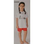 PIGIAMA MEZZA MANICA  COTONE  GARY F  ART.G35080  TG.8-10ANNI