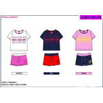 COMPLETO MEZZA MANICA   GIVOVA F  ART.7486K0011 TG.12-36MESI