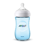 BIBERON NATURAL 260ML PP AZZURRO  SCF035/17 