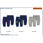 PANTALONE FELPA COTONE   GIVOVA M  ART.7475PF0012  TG.12-36MESI