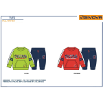 TUTA  FELPA   GIVOVA  M  ART.7471T0061  TG.12-36MESI