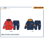 TUTA  FELPA  ZIP  GIVOVA  M  ART.7471T0053  TG.12-36MESI