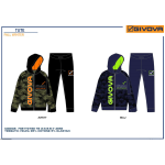 TUTA  FELPA ZIP CAP.  GIVOVA  M  ART.7451T0160  TG.3-7ANNI