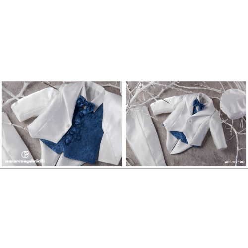 COMPLETO 6PZ ELEGANTE NAZARENO GABRIELLI  M ART.NG5103  TG.9-18MESI