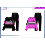 TUTA  FELPA   GIVOVA  F  ART.7441T0121  TG.8-16ANNI