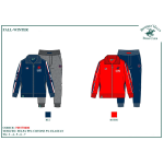 TUTA  FELPA ZIP  POLO CLUB  M  ART.7651T0006  TG.3-7ANNI