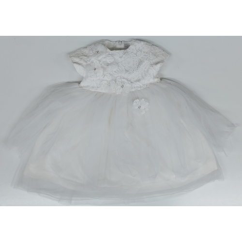 VESTINA BATTESIMO STELLA F ART.AP304  TG.6/9-9/12MESI