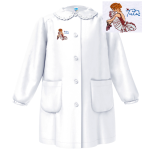 GREMBIULE ASILO SIGGI F ART.33GR3882BIANCO  TG.2-7ANNI
