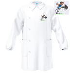 GREMBIULE ASILO SIGGI M  ART.47GR3948BIANCO  TG.2-7ANNI