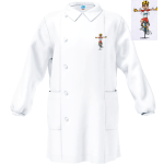 GREMBIULE ASILO SIGGI M  ART.33GR3889BIANCO  TG.2-7ANNI