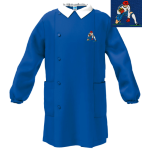 GREMBIULE SCUOLA  SIGGI M   ART.33GR3930BLU  TG.6-15ANNI