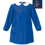 GREMBIULE SCUOLA  SIGGI F  ART.33GR3911BLU  TG.6-15ANNI