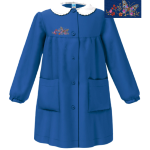 GREMBIULE SCUOLA  SIGGI F  ART.47GR3952BLU  TG.6-15ANNI