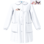 GREMBIULE SCUOLA  SIGGI F  ART.47GR3952BIANCO  TG.6-15ANNI