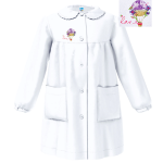 GREMBIULE SCUOLA  SIGGI F  ART.33GR3908BIANCO  TG.6-15ANNI