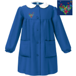GREMBIULE SCUOLA  SIGGI F  ART.33GR3904BLU  TG.6-15ANNI
