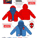 GIUBBOTTO  SPIDERMAN M  ART.HW1218  TG. 3-8ANNI
