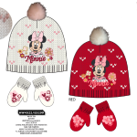 CAPPELLINO E GUANTO LANA MINNIE NATALE  F  ART.HW4522  TG.48-50
