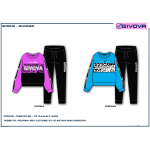 TUTA FELPA COTONE GIRO  GIVOVA   F  ART.7465T0152  TG.3-7ANNI