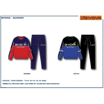 TUTA FELPA COTONE  GIVOVA   M  ART.7435T0239Z  TG.8-16ANNI