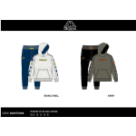 TUTA FELPA COTONE CAPPUCCIO  KAPPA  M  ART.8035T0006  TG.8-16ANNI
