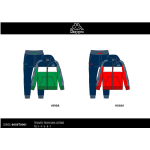 TUTA FELPA COTONE ZIP  KAPPA  M  ART.8055T0001  TG.3-7ANNI
