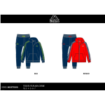 TUTA FELPA COTONE ZIP  KAPPA  M  ART.8055T0010  TG.3-7ANNI