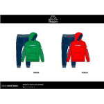 TUTA FELPA COTONE  CAPPUCCIO  KAPPA  M  ART.8055T0006  TG.3-7ANNI