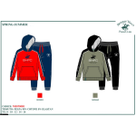 TUTA FELPA COTONE CAPPUCCIO  POLO CLUB  M  ART.7635T0092  TG.8-16ANNI