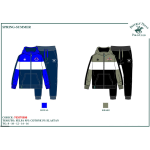 TUTA FELPA COTONE ZIP CAPPUCCIO  POLO CLUB  M  ART.7635T0096  TG.8-16ANNI