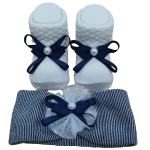 FASCETTA E SCARPETTA  COTONE MAFER F  ART.WSE7788