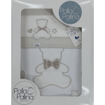 COMPOSE' PIQUET COPERTINA E LENZUOLINO CARROZZINO PALLA PALLINA ART.15213C