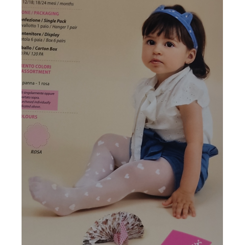 COLLANT AQUILONE  F ART.BELLA  TG.3/6-18/24MESI