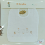 BAVETTA PIQUET RICAMATA A MANO LA FATINA ART.00339