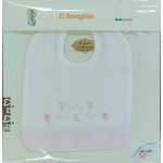 BAVETTA PIQUET RICAMATA A MANO LA FATINA ART.00339