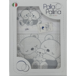 COMPOSE' PIQUET COPERTINA E LENZUOLINO CARROZZINO PALLA PALLINA TESS.NIDO ART.1640C