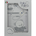 COMPOSE' PIQUET COPERTINA E LENZUOLINO CARROZZINO PALLA PALLINA ART.15210C