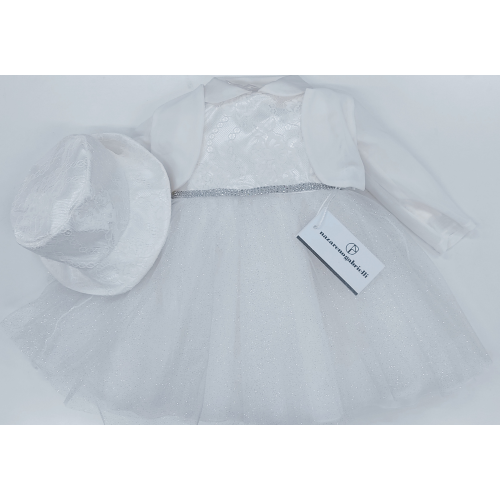 VESTINA BATTESIMO  NAZARENO GABRIELLI  F ART.NG4551   TG.6/9-12/18MESI