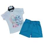 COMPLETO MEZZA MANICA  MINI LU'  F ART.10748-10750 TG.12-30MESI