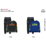 TUTA FELPA COTONE GIRO  KAPPA BACK TO SCHOOL  M  ART.8031T0073  TG.8-16ANNI